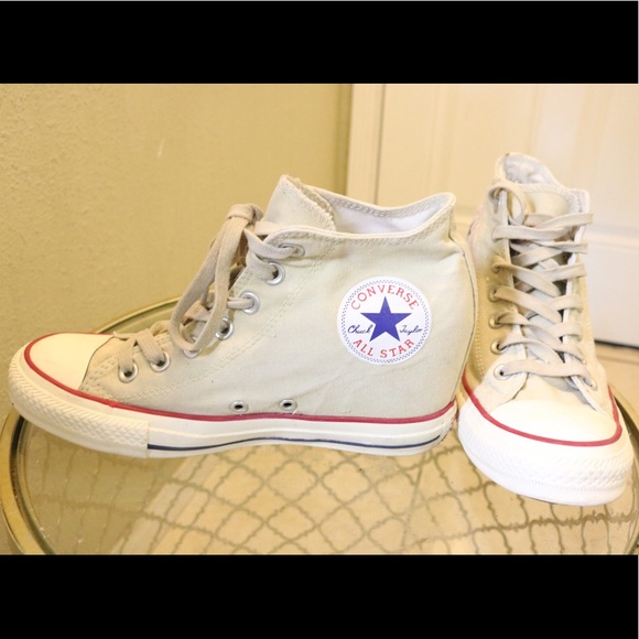 wedge heel converse sneakers